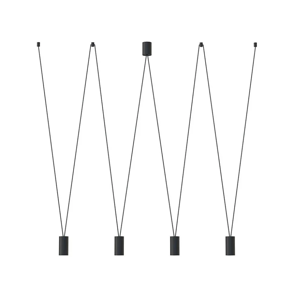 Lampa Wisząca MORE EYE Czarny 4xGU10