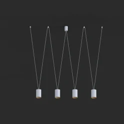 Lampa Wisząca MORE TONE Biały 4xGU10