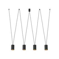 Lampa Wisząca MORE TONE Czarny 4xGU10
