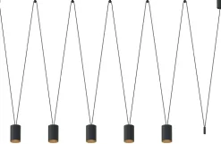 Lampa Wisząca MORE TONE Czarny 5xGU10