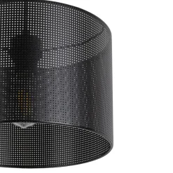 Lampa Wisząca MORENO Czarny Abażur 1xE27 30 cm