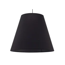 Lampa Wisząca MOSS Czarny Abażur 3xE27 61cm