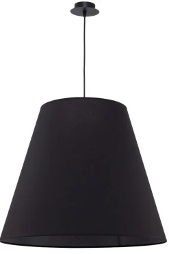 Lampa Wisząca MOSS Czarny Abażur 3xE27 61cm