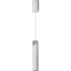 Lampa Wisząca NEO Biały Srebrny 1xGU10 6cm