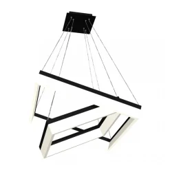 Lampa Wisząca NERO Czarny 80W LED 62cm
