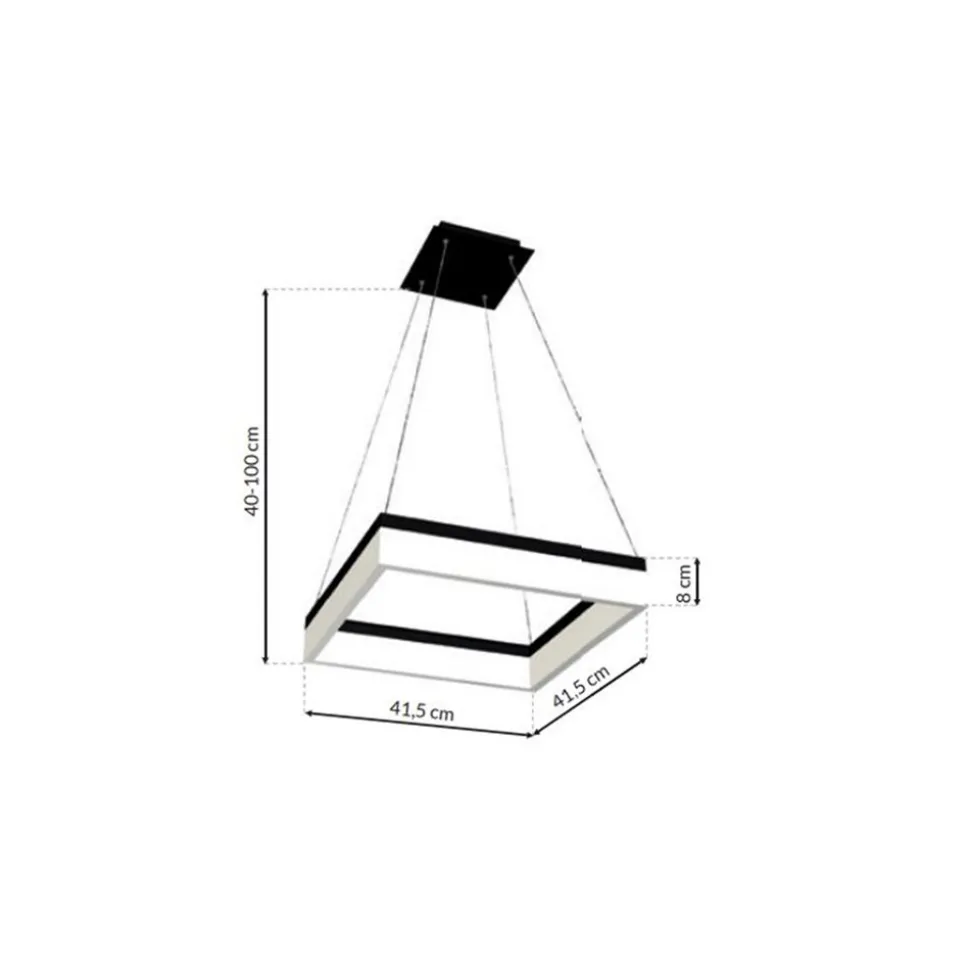 Lampa wisząca NERO 32W LED