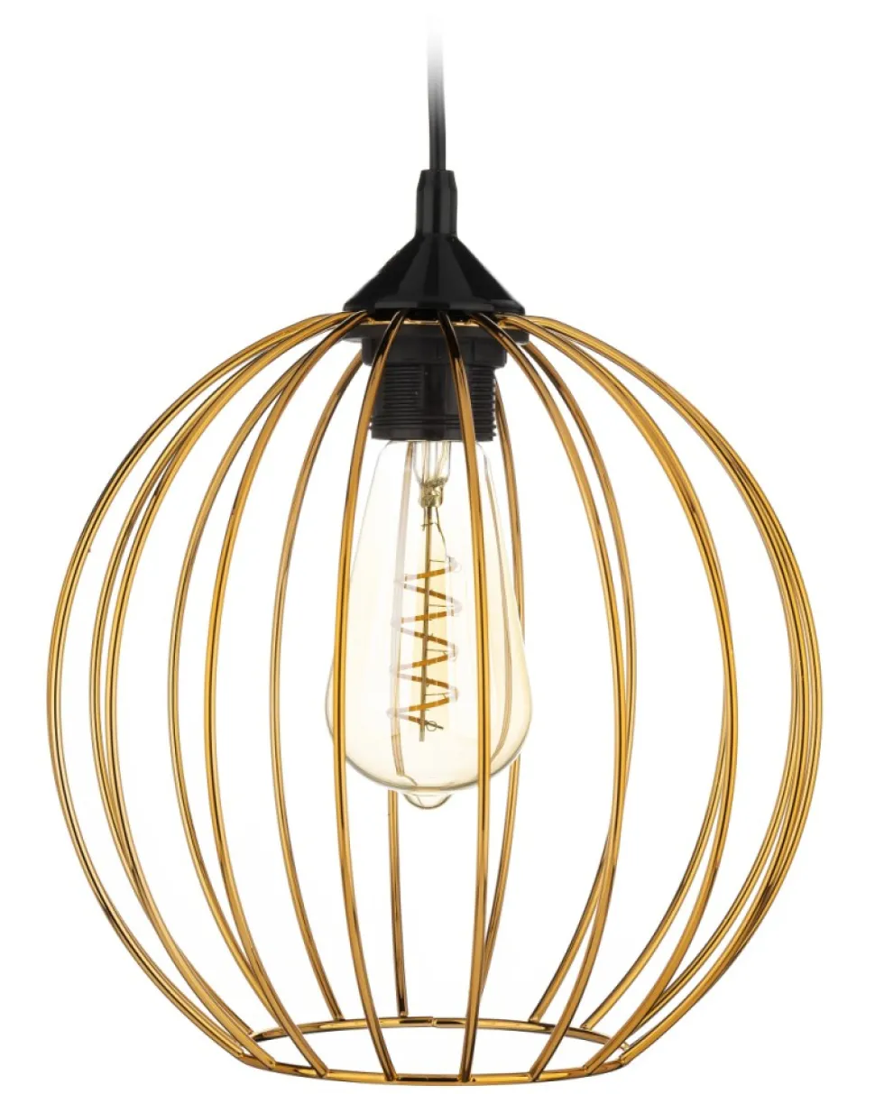 Lampa wisząca New York Bubble 23cm miedź
