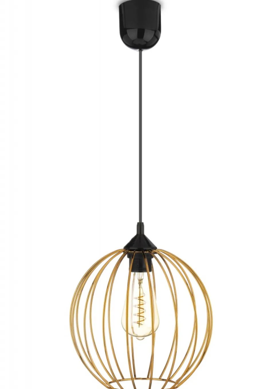 Lampa wisząca New York Bubble 23cm miedź