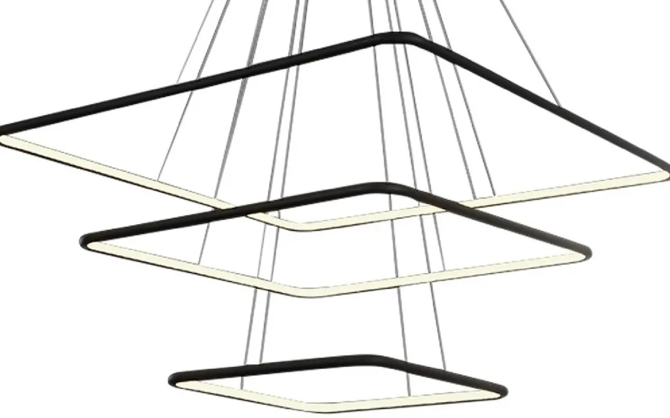 Lampa Wisząca NIX Czarny 117W LED 80cm