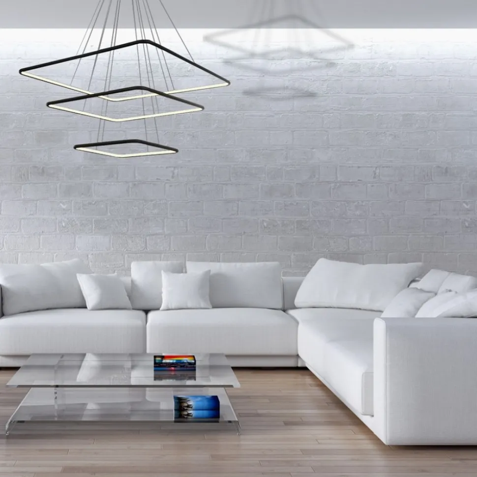 Lampa Wisząca NIX Czarny 117W LED 80cm
