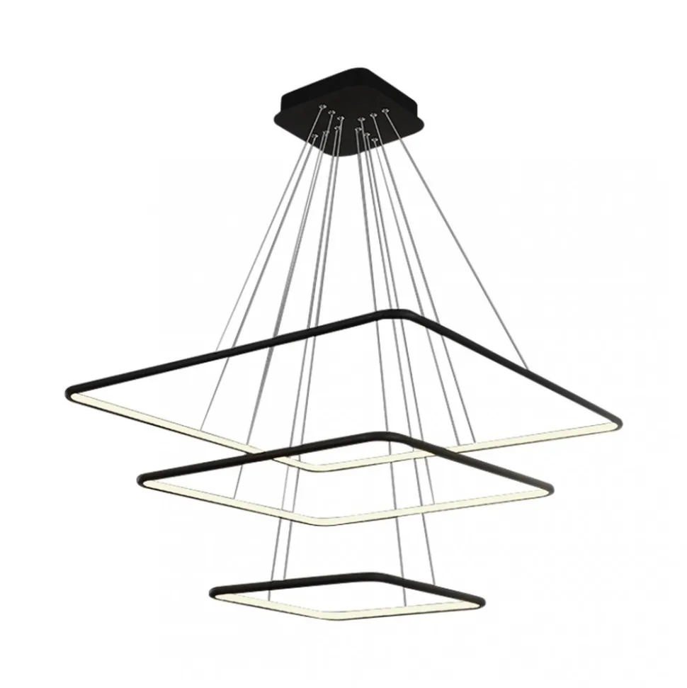 Lampa Wisząca NIX Czarny 117W LED 80cm
