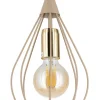 Lampa Wisząca Noa Beżowa 1xE27 17 cm