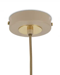 Lampa Wisząca Noa Beżowa 1xE27 17 cm