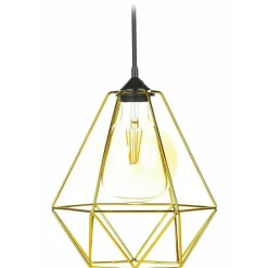 Lampa wisząca Paris Diamond 24 cm złota