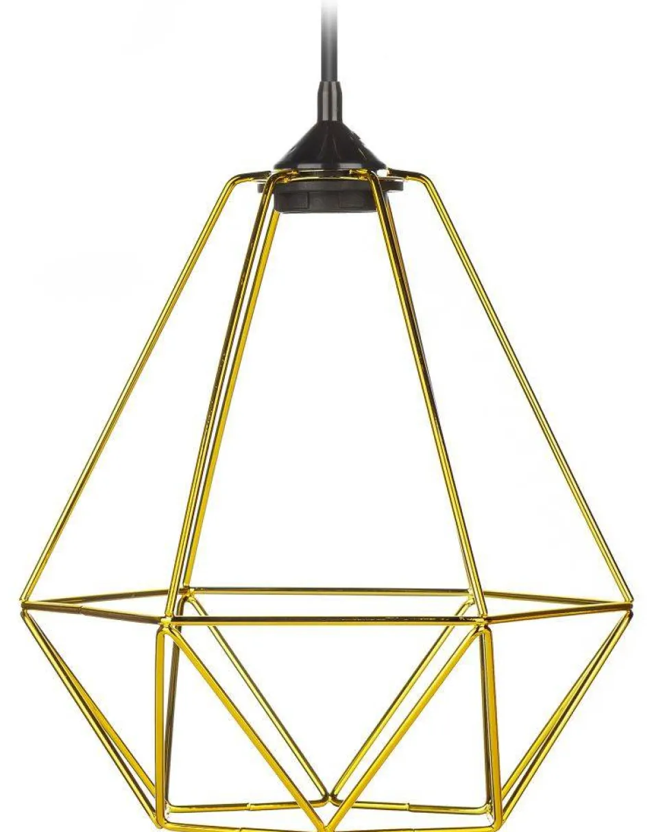 Lampa wisząca Paris Diamond 24 cm złota