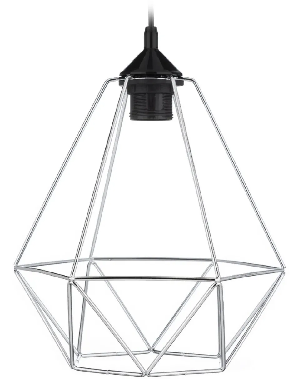 Lampa wisząca Paris Diamond 24 cm srebro