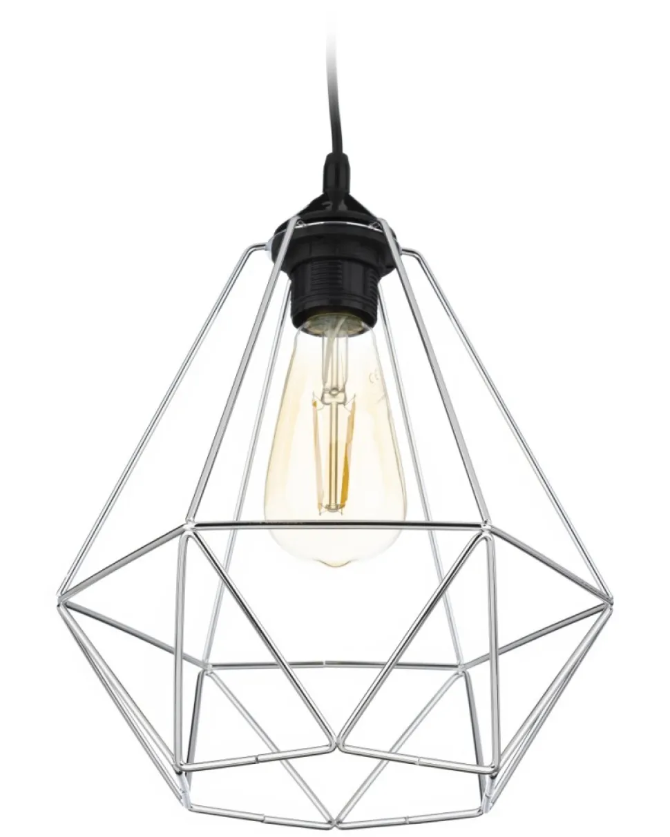 Lampa wisząca Paris Diamond 24 cm srebro