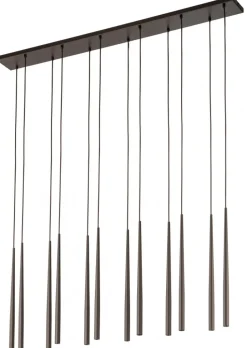 Lampa Wisząca PIANO Brązowy 12xG9