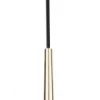 Lampa Wisząca PIANO Czarny Złoty 1xG9