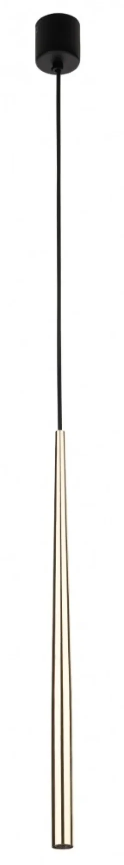 Lampa Wisząca PIANO Czarny Złoty 1xG9