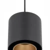 Lampa wisząca POINT DUO czarna złota 1xGU10