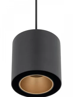 Lampa wisząca POINT DUO czarna złota 1xGU10