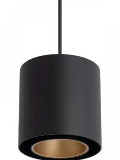 Lampa wisząca POINT DUO czarna złota 1xGU10