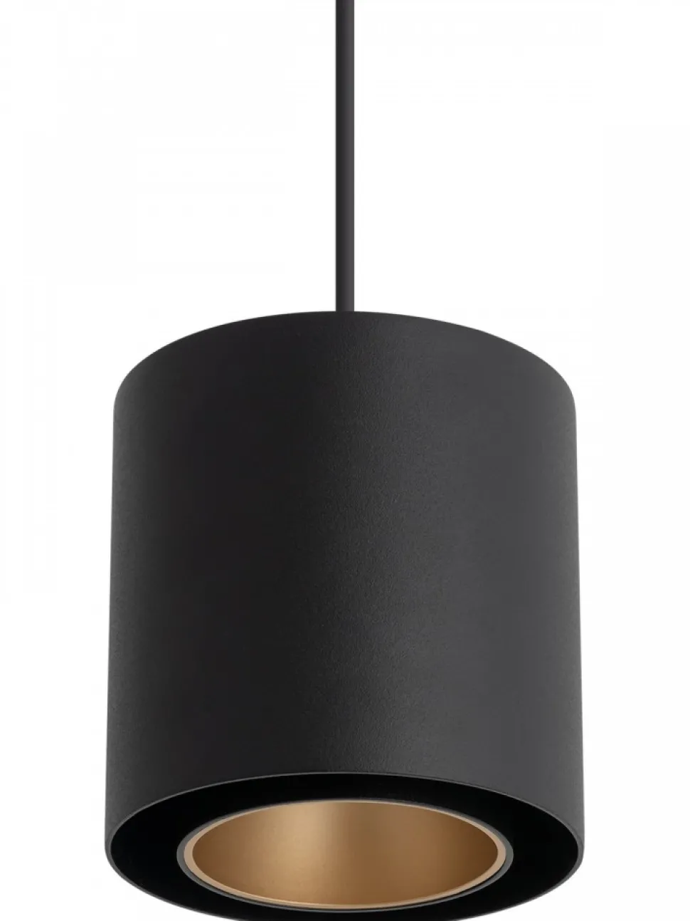 Lampa wisząca POINT DUO czarna złota 1xGU10