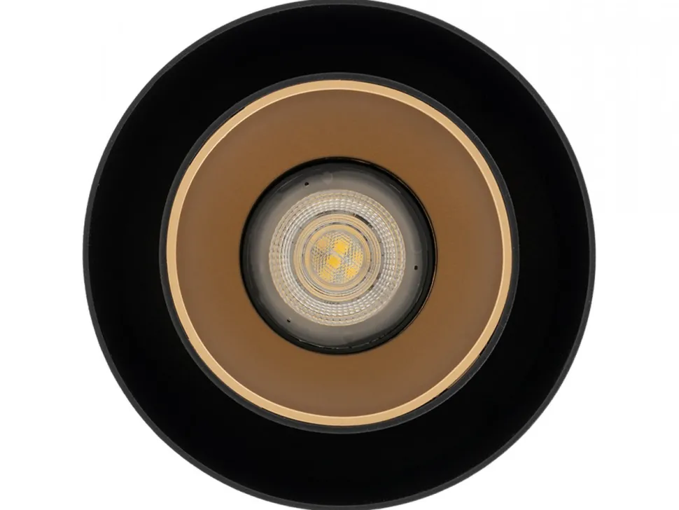 Lampa wisząca POINT DUO czarna złota 1xGU10