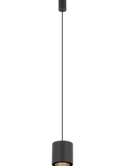Lampa wisząca POINT DUO czarna złota 1xGU10