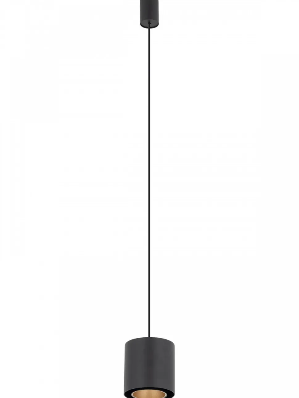 Lampa wisząca POINT DUO czarna złota 1xGU10