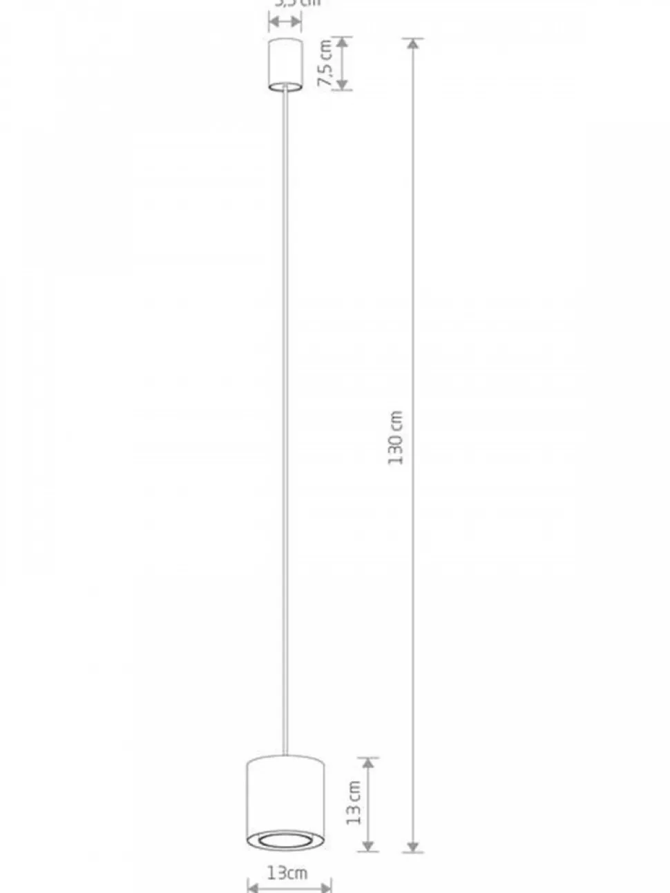 Lampa wisząca POINT DUO czarna złota 1xGU10