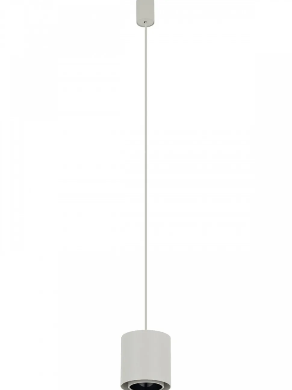 Lampa wisząca POINT DUO szara 1xGU10