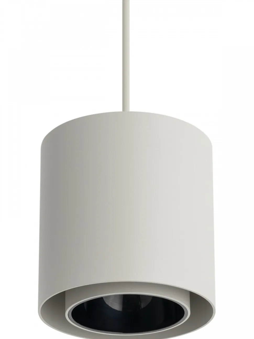 Lampa wisząca POINT DUO szara 1xGU10