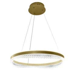 Lampa wisząca PRECIOSA Złota 52W LED 4000K 60cm
