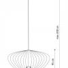 Lampa wisząca PUMPKIN L grafitowa 1xGU10