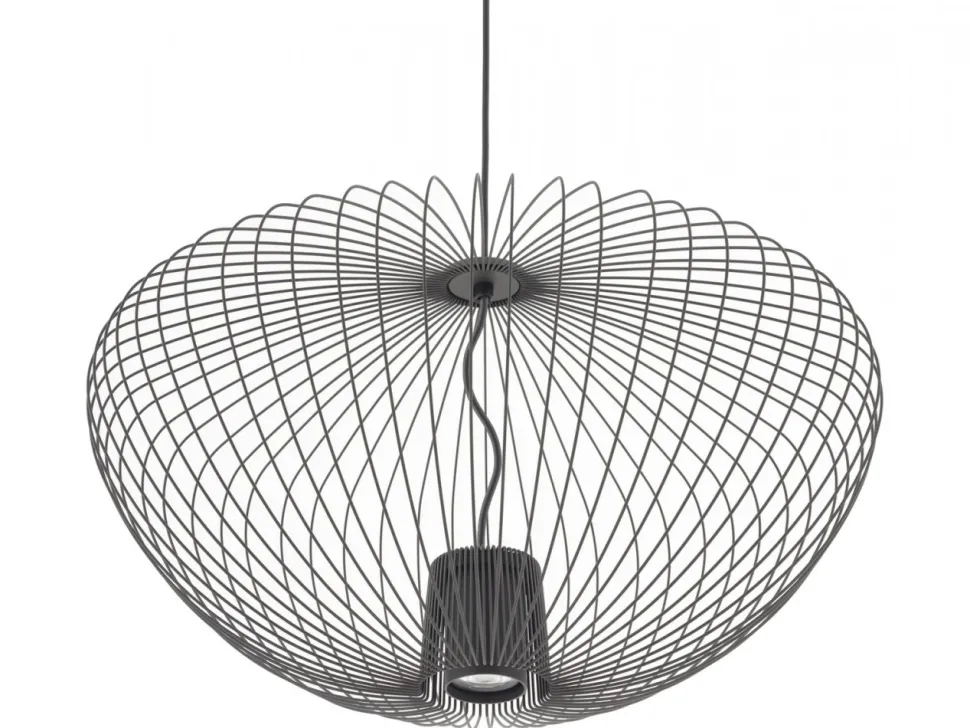 Lampa wisząca PUMPKIN M grafitowa 1xGU10