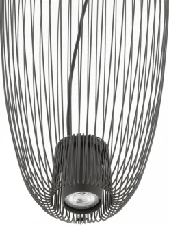 Lampa wisząca PUMPKIN S grafitowa 1xGU10