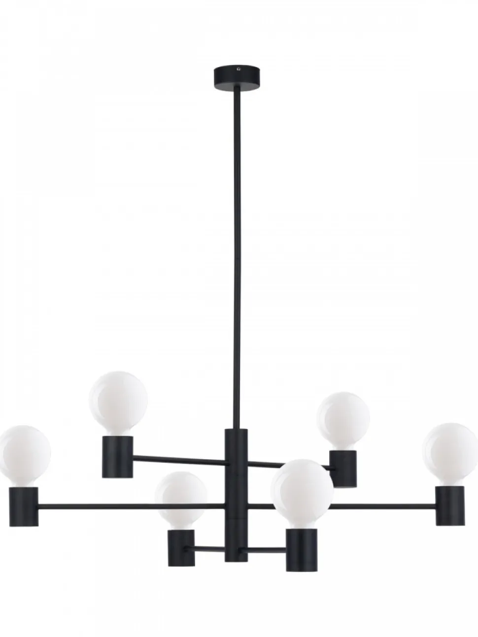 Lampa wisząca RADIUS czarna 6xE27