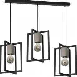 Lampa Wisząca RALPH Czarny 3xE27