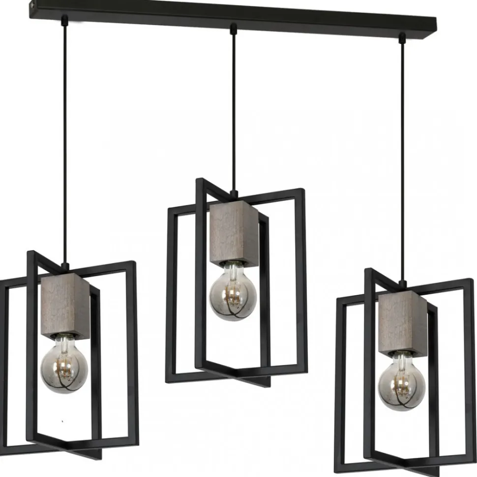 Lampa Wisząca RALPH Czarny 3xE27