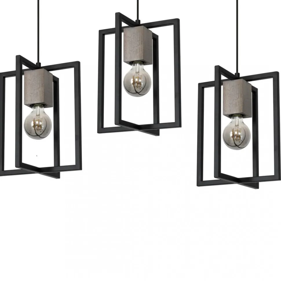 Lampa Wisząca RALPH Czarny 3xE27