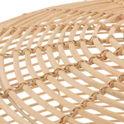 Lampa Wisząca RATTAN Biały Brązowy Abażur 1xE27 79 cm