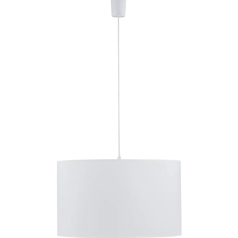 Lampa Wisząca RONDO Biały Abażur 1xE27 30cm