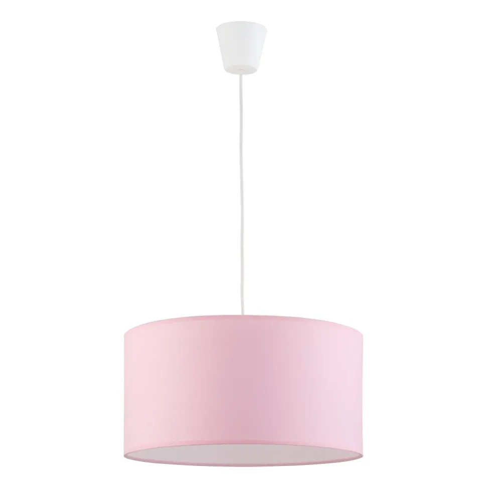 Lampa Wisząca RONDO KIDS Różowy Abażur 1xE27 40cm