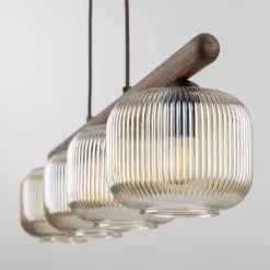Lampa wisząca SALVIA brązowa 4xE14