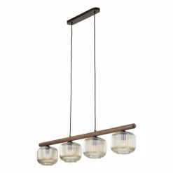 Lampa wisząca SALVIA brązowa 4xE14