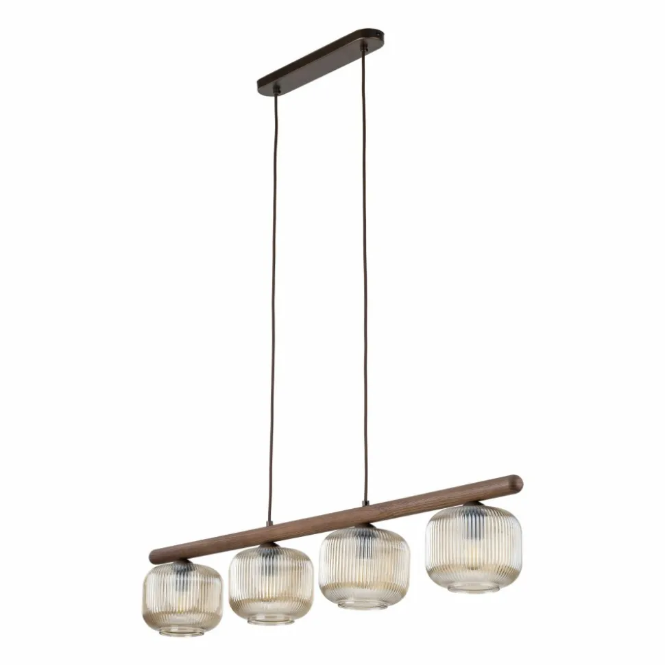 Lampa wisząca SALVIA brązowa 4xE14