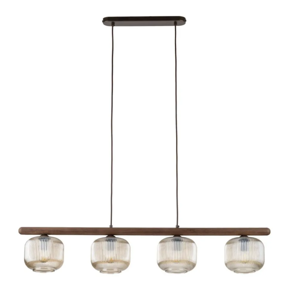 Lampa wisząca SALVIA brązowa 4xE14