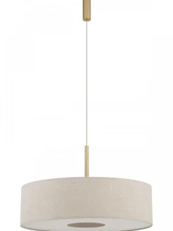 Lampa wisząca SANTANA L kremowa 1xE27